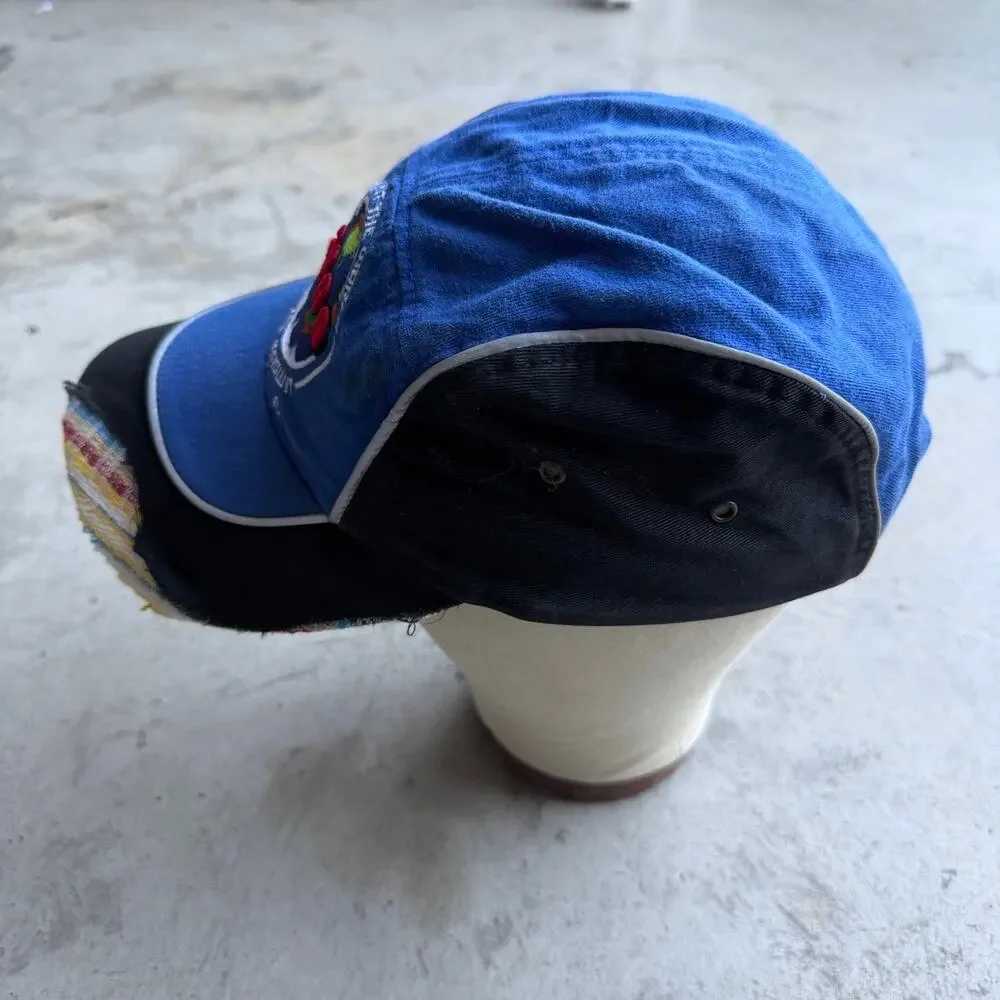 Vintage Y2K 2000 End of the World Embroidered Patchwork Cap